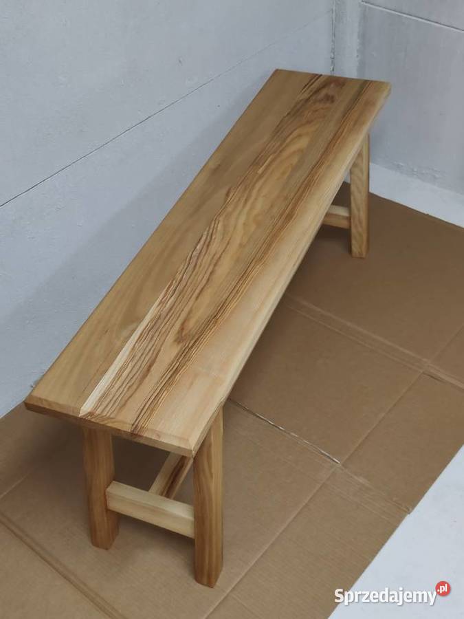 Ławeczka tyczka drewniana Meble Zduńska Wola