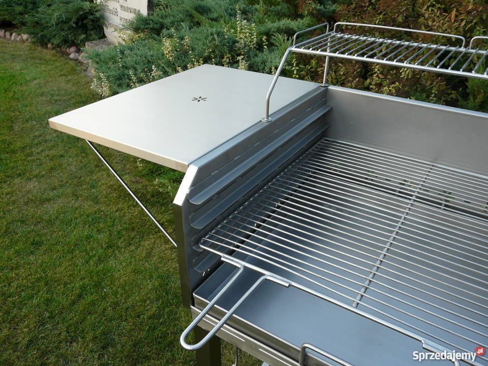 Grill gastronomiczny duży nierdzewny Jutrosin