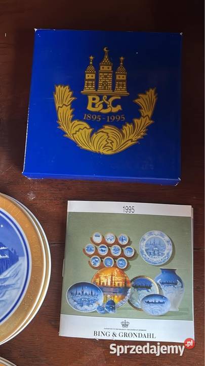 Talerzyk z 1982r z okazji Bożego Narodzenia Bing pomorskie Gdańsk