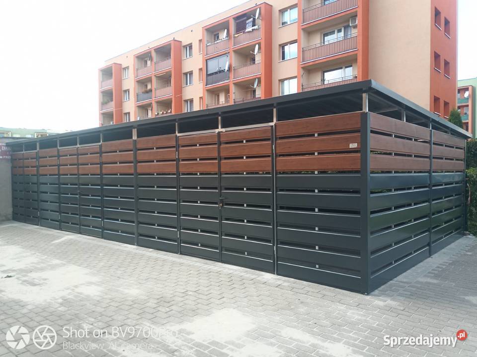 WIATY ŚMIETNIKOWE PANELOWE Zabudowa Koszy Tarczyn