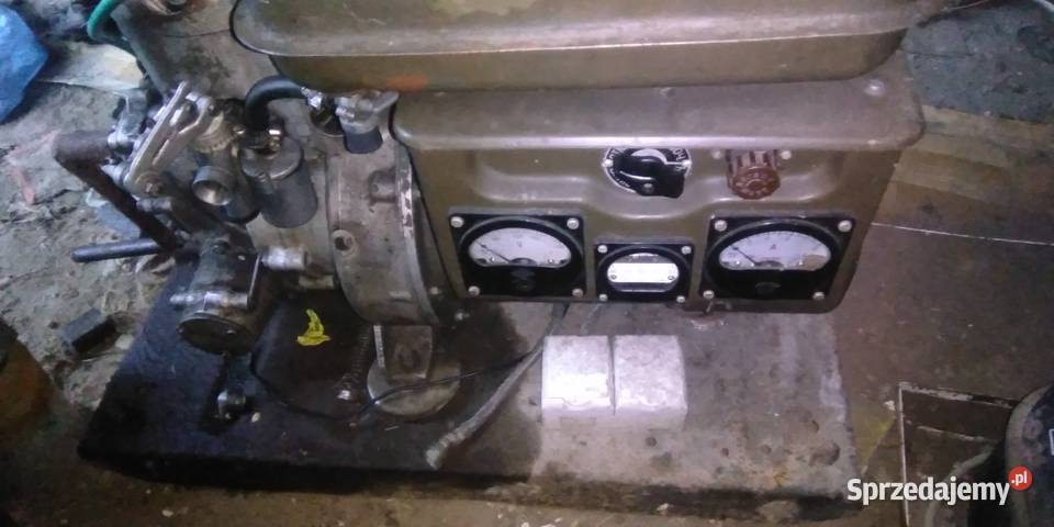 Zabytkowy generator wojskowy rosyjski 1 kw Pozostałe Piotrowice sprzedam