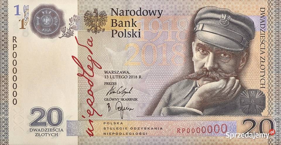 13 x Banknot AB0000842 Chrzest 1050 DŁUGOSZ Sosnowiec sprzedam
