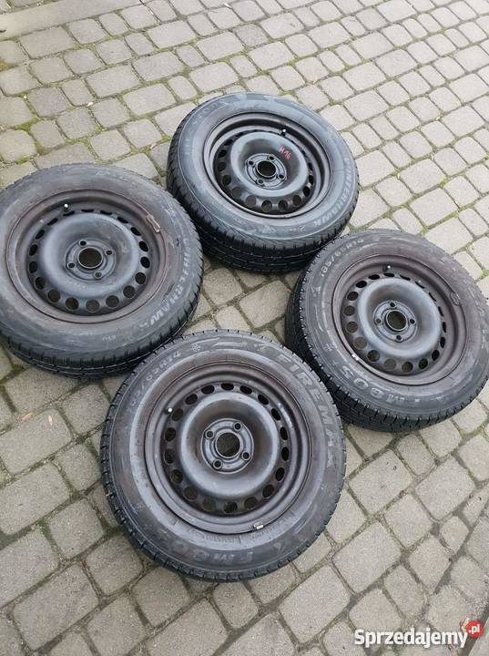 Opony zimowe z Felgami Stalowymi R144x100ET39 Koła i felgi Stanowice