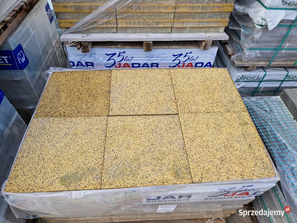 Płytka Chodnikowa 40x40x5 Lux Bursztyn Kostka Wielogóra