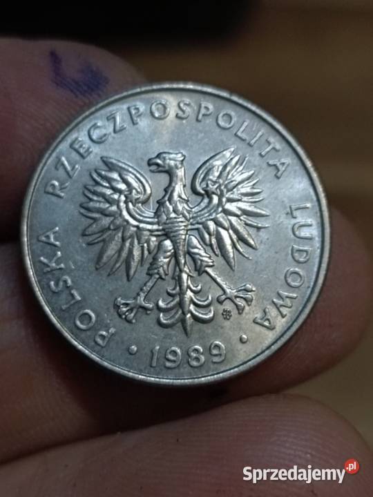Sprzedam monete 20 zl 1989r zzm Numizmatyka