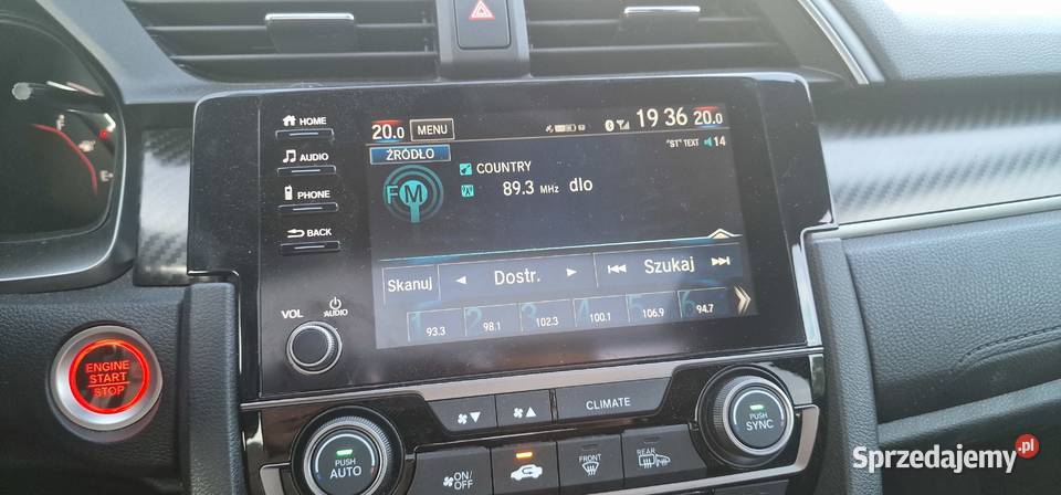 Honda Civic X 15T 182 automat Lublin