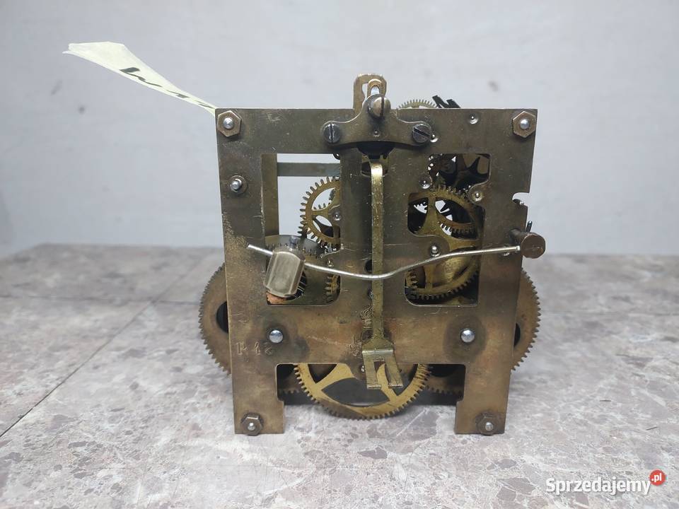 M173 Mechanizm starego zegara ściennego Gustav Antyki, Sztuka, Kolekcje pomorskie sprzedam