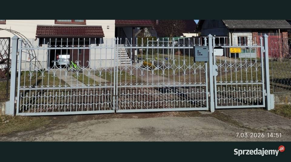 Brama kuta wjazdowa furtka słupki małopolskie Grojec sprzedam