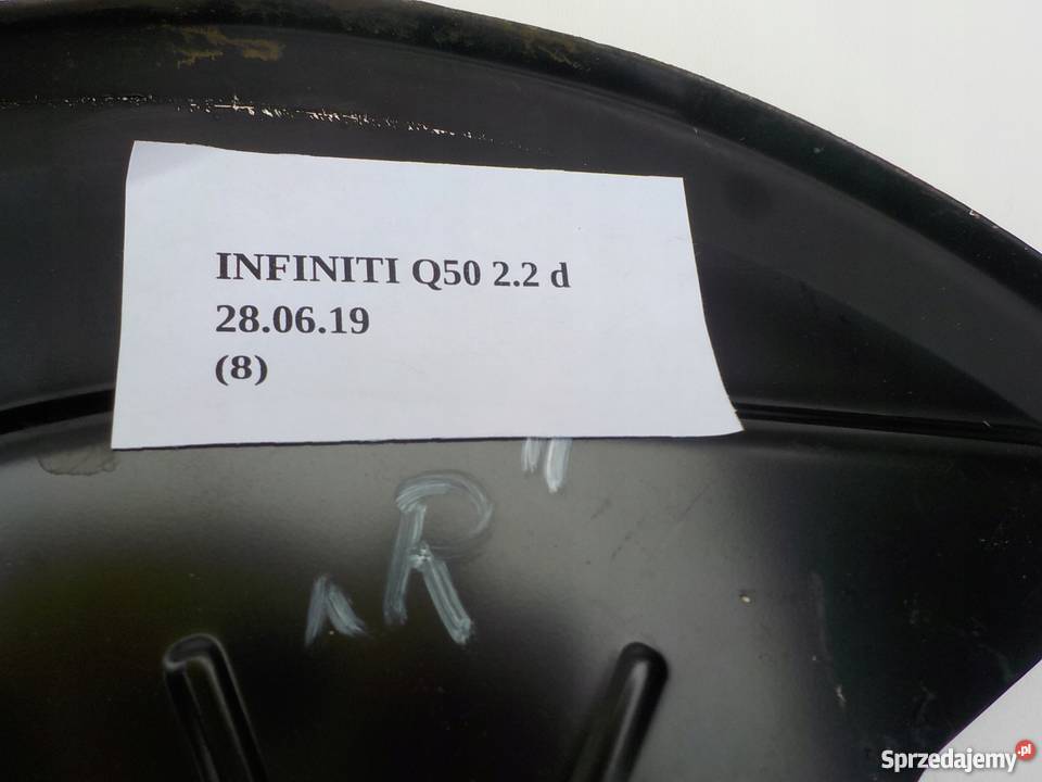 TARCZA KOTWICZNA PRZÓD PL INFINITI Q50 22d wielkopolskie Nowy Tomyśl