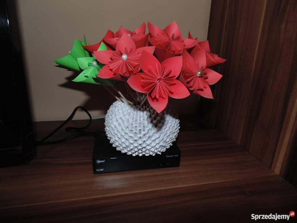 Kule Kwiatowe Origami Dekoracje i ozdoby sprzedam