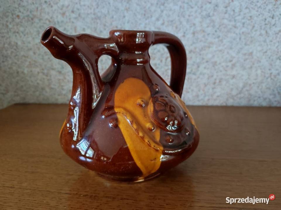 porcelit kamionka wypalany zestaw kubeczki sprzedam
