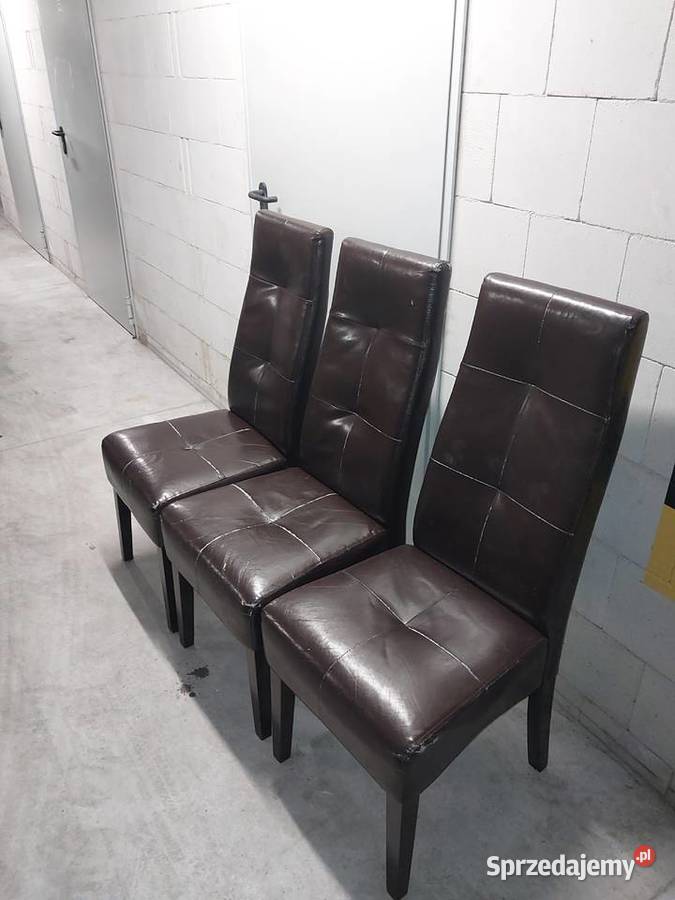 Komplet 3 sztuk krzeseł Warszawa