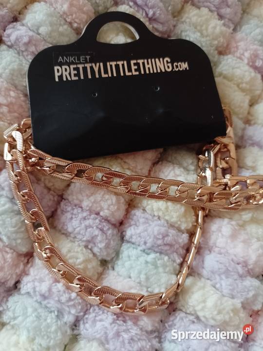 Wytworna podwójna bransoletka na nogę z Londynu Dla kobiet Dodatki Kraków
