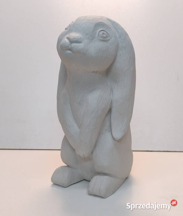 Duży Zając WIELKANOCNY wys29 figura rzeźba kolor Radom