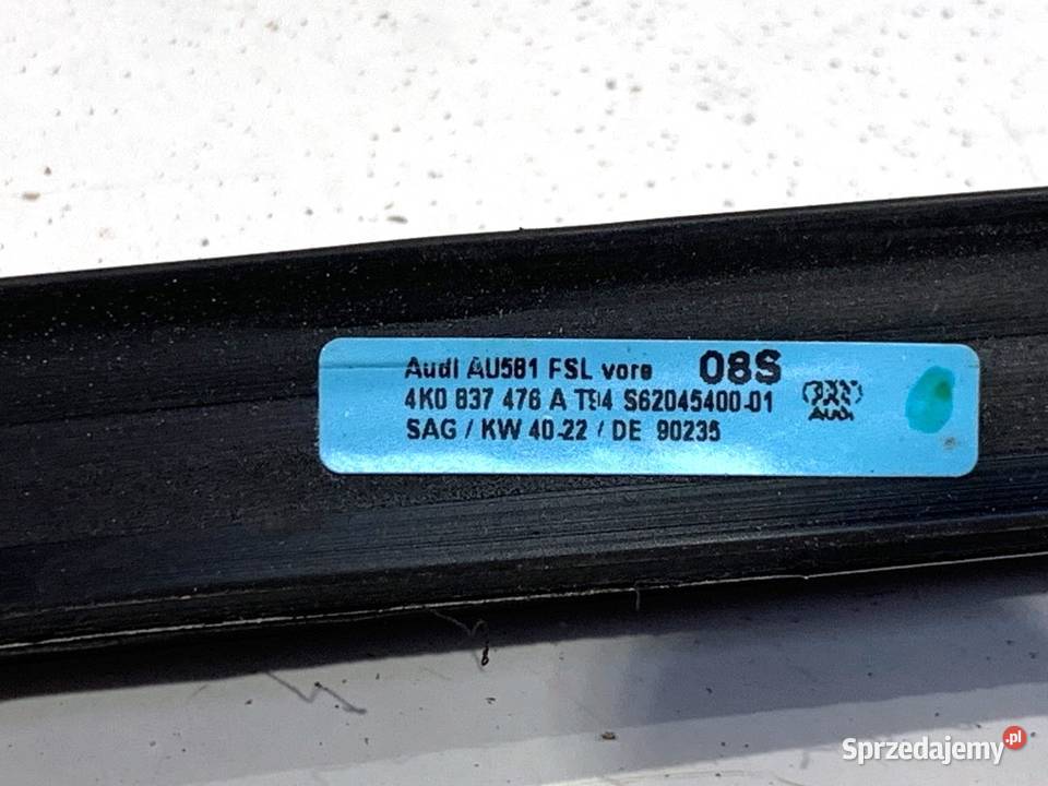 LISTWA ZGARNIAJĄCA PRZÓD PRAWY AUDI A6 C8