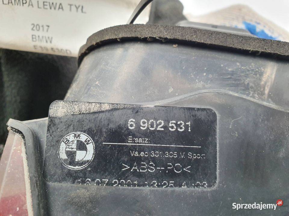 LAMPA LEWA TYŁ BMW E39 530D 6902531 Pozostałe Lipno sprzedam