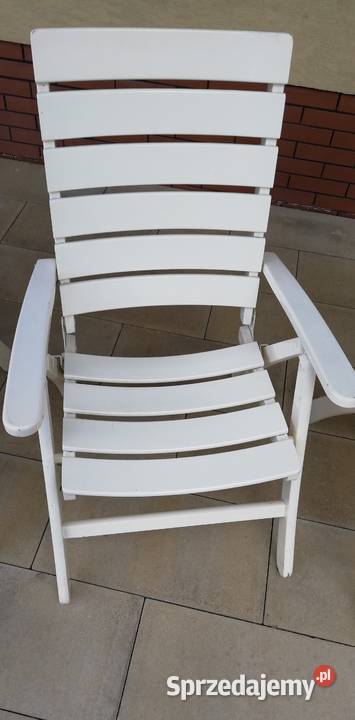 Krzesło ogrodowe leżak regulowany drewniany Garwolin