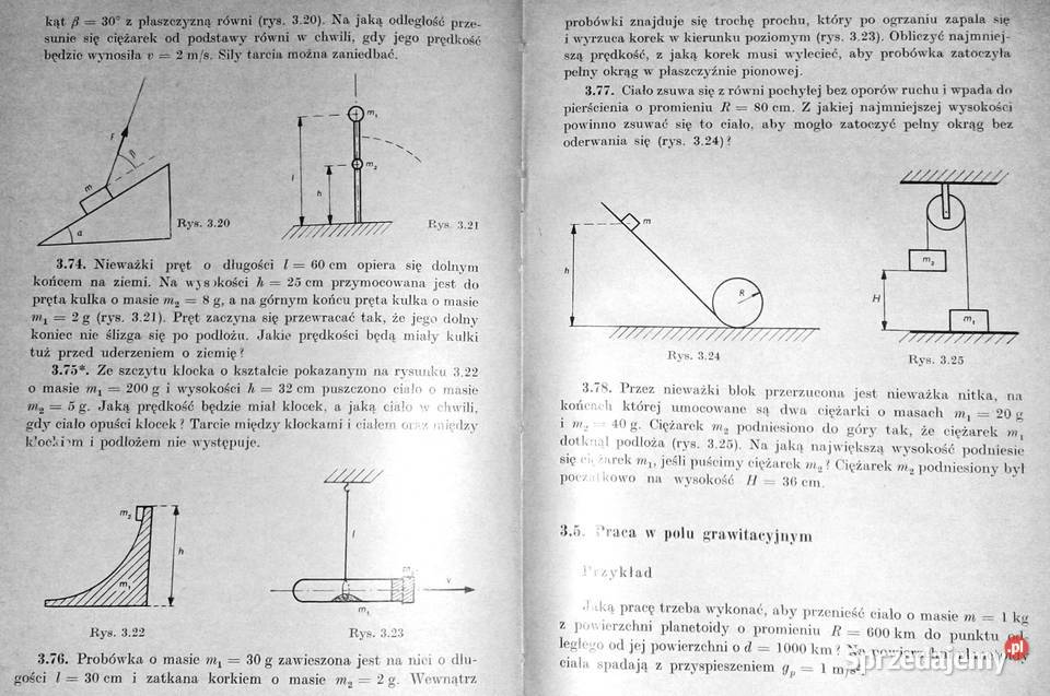 Zbiór zadań z fizyki kl 1 LO i tech B Mendel J Rok wydania 1976 Kultura i Rozrywka