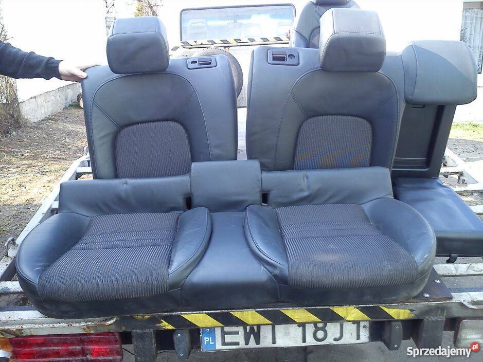 Siedzenia pół skóra peugeot 407 coupe Pozostałe