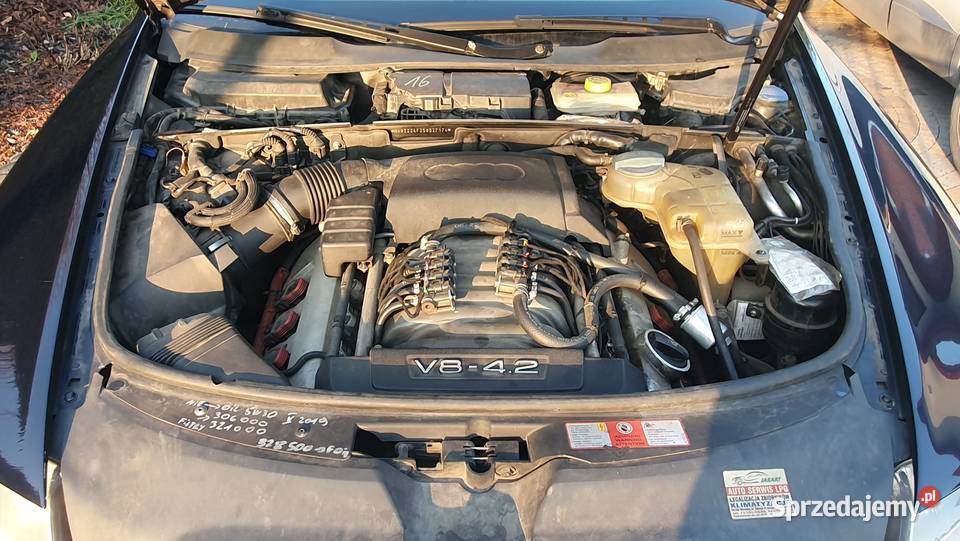 42 V8 334 quattro tiptr 04 LPG webasto czujnik parkowania