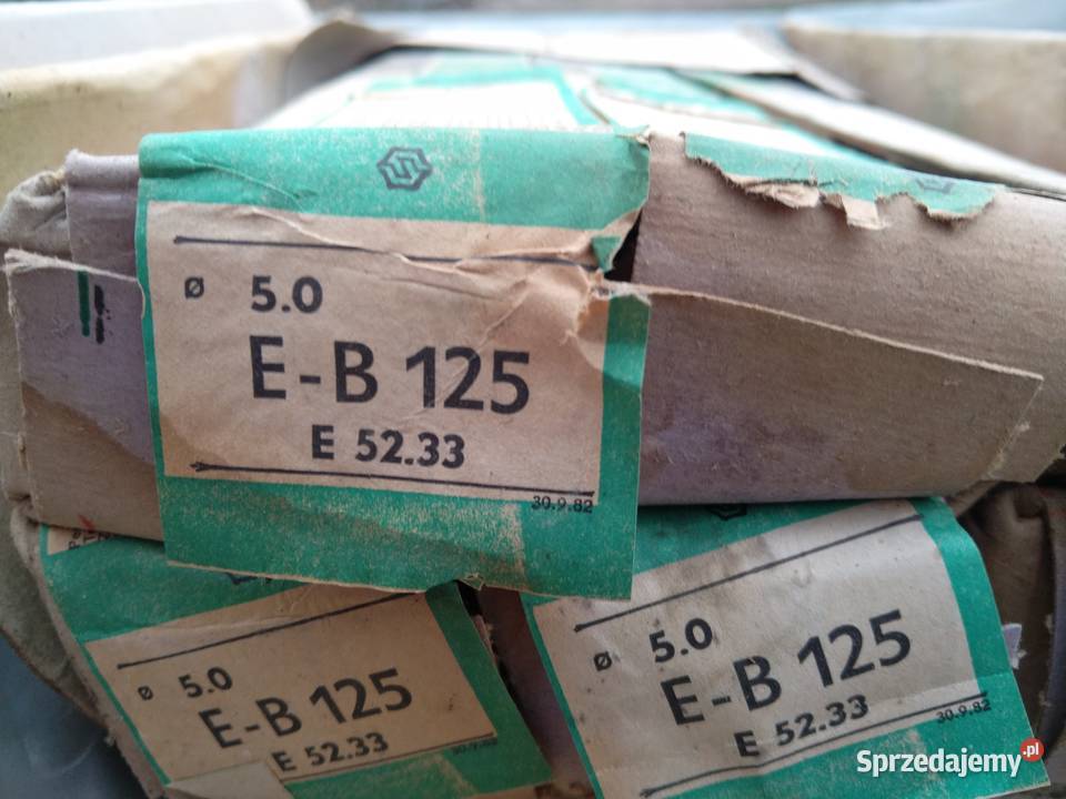 Elektrody EB 125 fi 5mm E 5233 ZAZ VAMBERK Płock