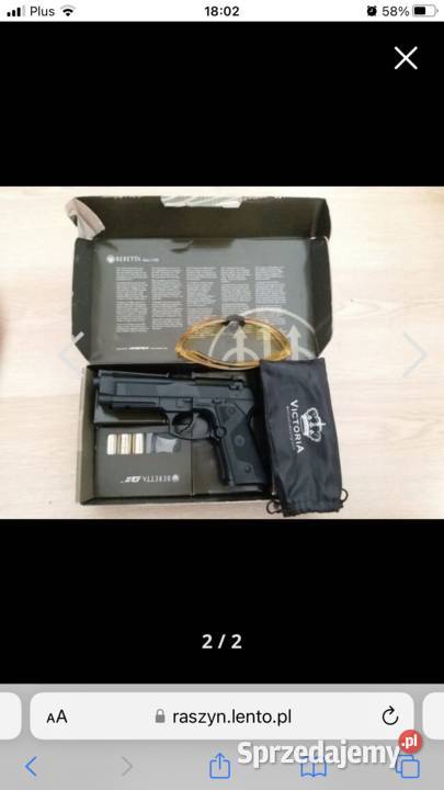 Pistolet elite II Baretta wiatrówka co2 Warszawa sprzedam