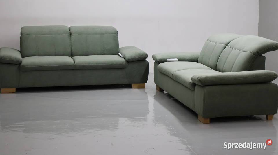 TAZ nowy komplet 3 3 kanapy ZESTAW sofa zielona Dom i Ogród Poznań sprzedam
