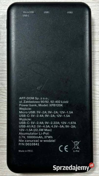 PowerBank Xline 10000mah warmińsko-mazurskie Elbląg