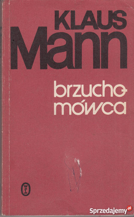 02201 BRZUCHOMÓWCA KLAUS MANN Książki i Podręczniki Czyrna sprzedam