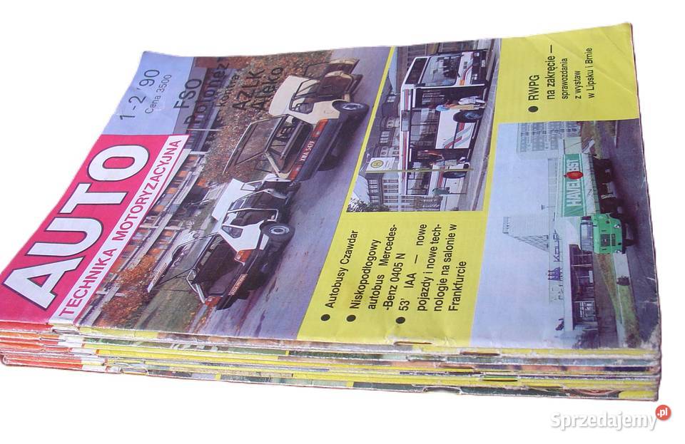 Auto Technika Motoryzacyjna pełny Rocznik 1990 Łódź