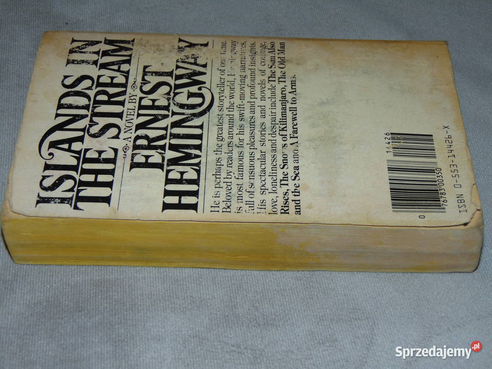 Islands in the Sea Ernest Hemingway Wody na literatura piękna - proza zagraniczna Lublin