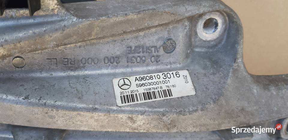 MERCEDES ACTROS MP4 LUSTERKO RAMPOWE ORYGINAŁ Bieleń