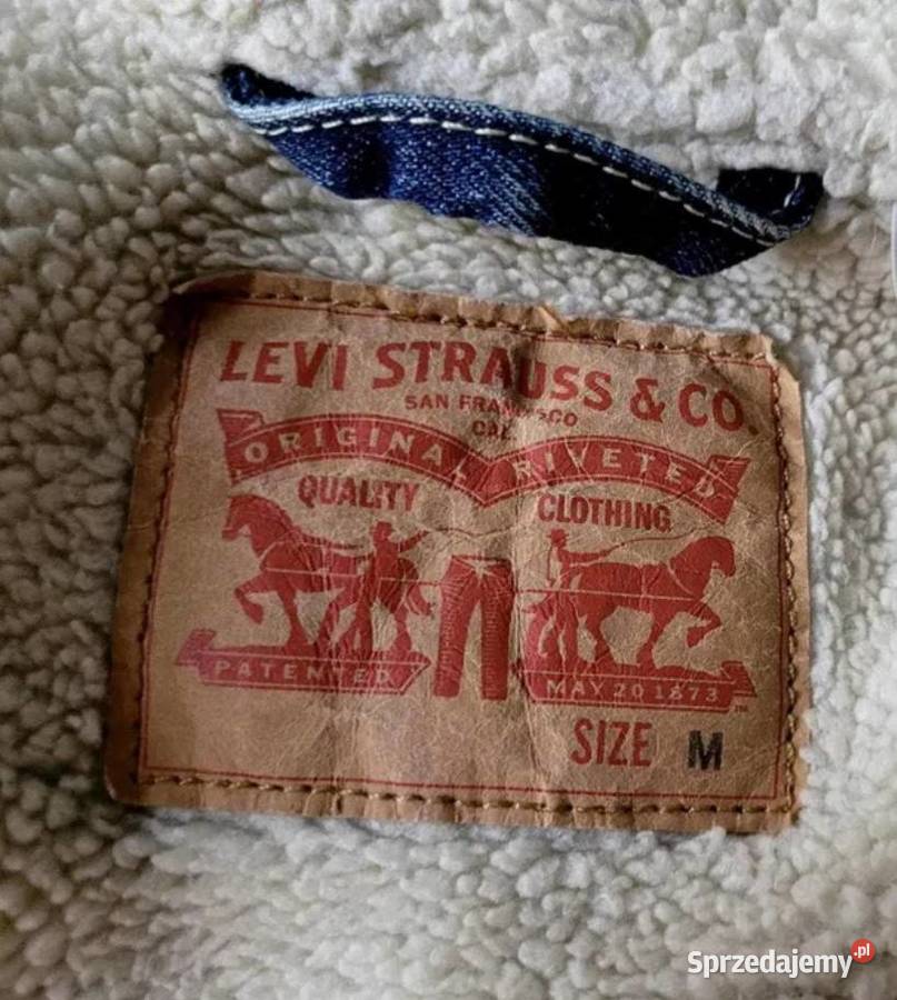 Kurtka Kultowej Marki Levis Strauss Co r ML Zimowa  Poraj