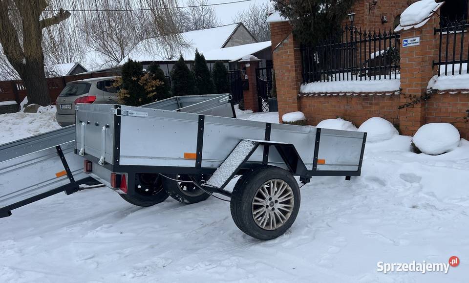 Przyczepka Mocna nowa oś busa Włostów