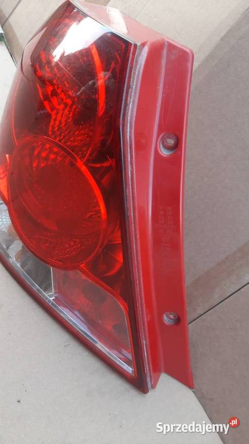 lampa tył tylna chevrolet kalos prawa 300267 dolnośląskie Dębno