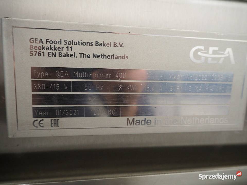 GEA Stork Koppens Linia do formowania Krotoszyn sprzedam