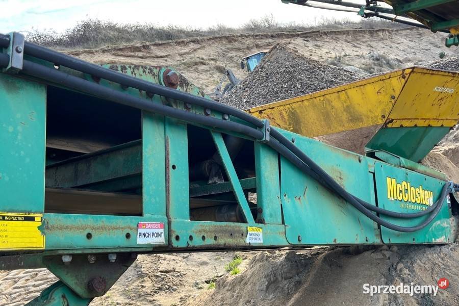 McCloskey Mobilny przenośnik taśmociąg zakrężny Kołodziejewo sprzedam