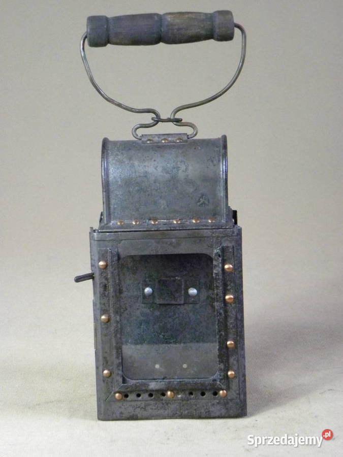 Stara polska lampa świecowa wojskowa St Legnica