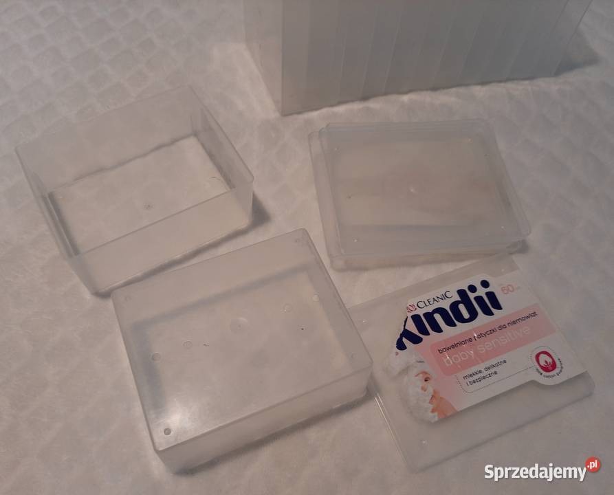 Pojemniki plastikowe patyczkach do uszu 11x9x45 Czeladź