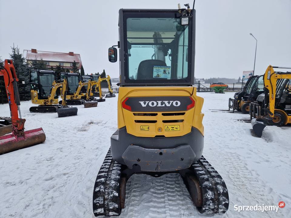 Minikoparka Volvo ECR 25D 25 tony 2019r 1900mtg lubelskie Ryżki