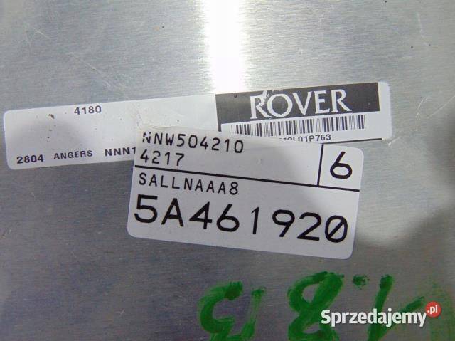 KOMPUTER SILNIKA FREELANDER I 18 B NNW504210 Komputery