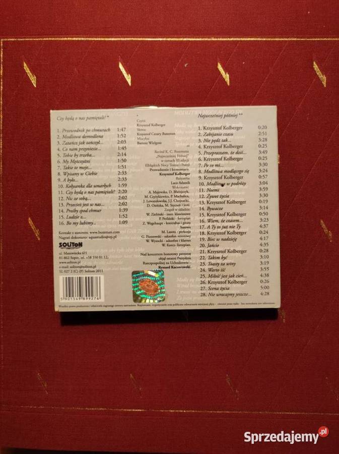 Krzysztof Kolberger Strofy życia cd audiobook Kielce