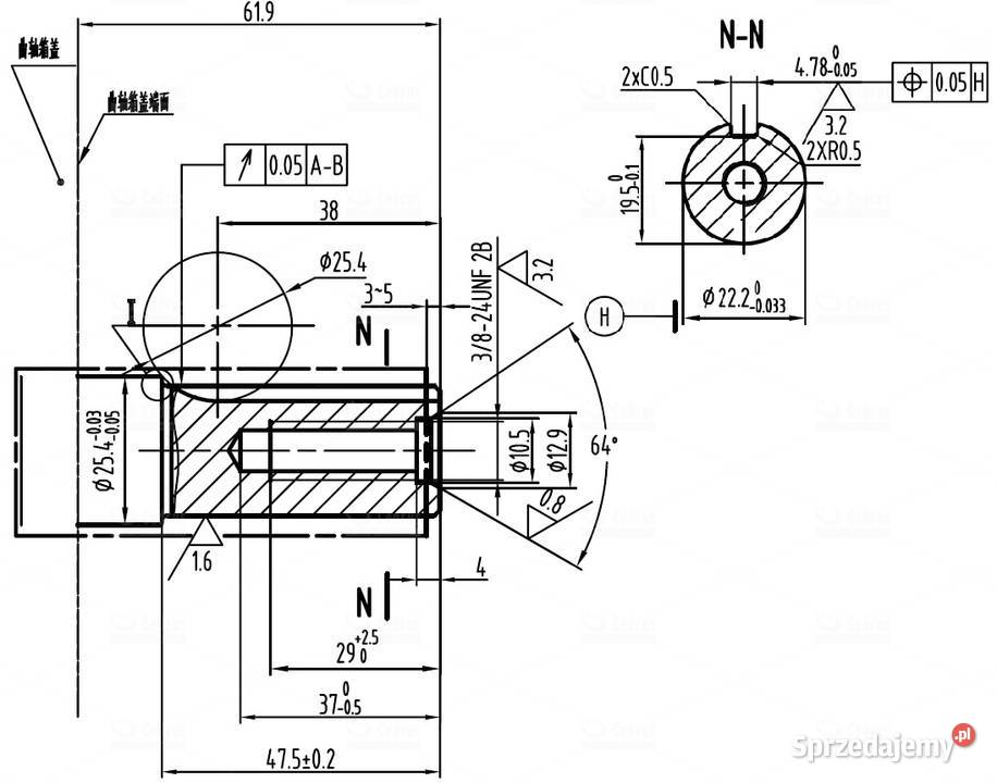 SILNIK RATO RV170 SPALINOWY BENZYNOWY 6 WAŁ 222 Opalenica