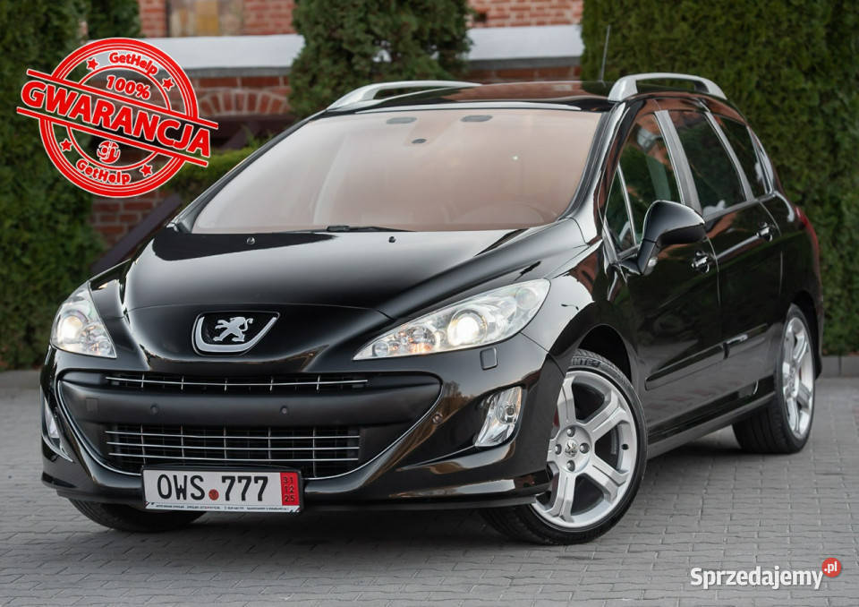 Peugeot 308 SW Platinium 16T 175 Full Super Stan kurtyny powietrzne mazowieckie Zwoleń