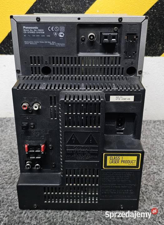 Wieża stereo Panasonic SAPM20 wysyłka Kraków