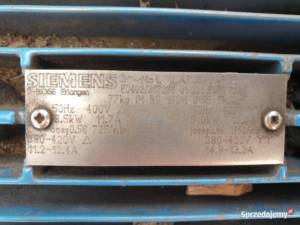 Motoreduktor Siemens małopolskie Gdów