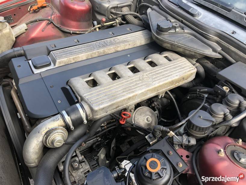 BMW E34 525 TD Nightfire Red Rok produkcji 1993 Warszawa