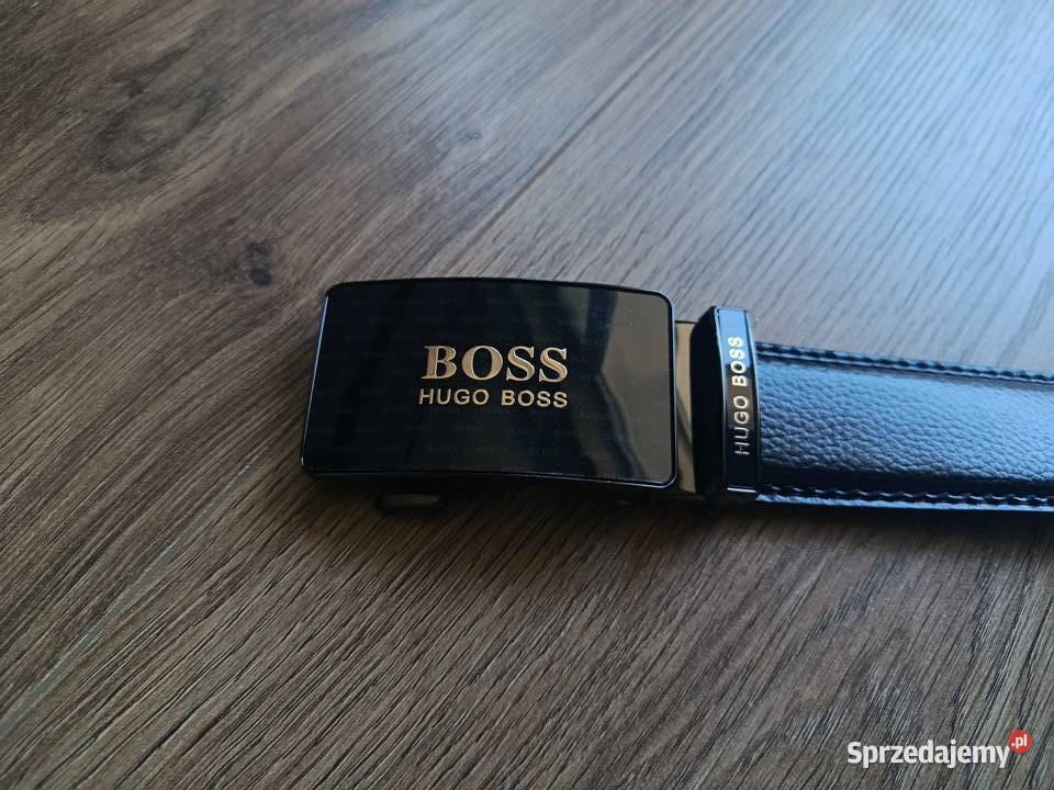 Pasek skórzany męski Hugo Boss do garnituru i na Białystok sprzedam