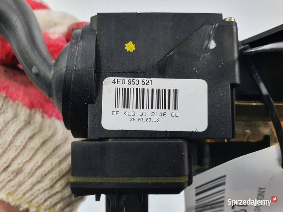 PRZEŁĄCZNIK ZESPOLONY AUDI A8 D3 4E0953549 Pozostałe Lipno