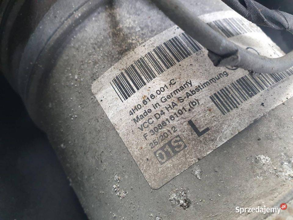AMORTYZATOR LEWY TYŁ AUDI S8 D4 4H0616001C osobowe Lipno